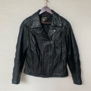Vintage Hein Gericke Genuine Leather Biker Jacket